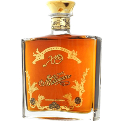 Image of the front of the bottle of the rum Millonario Solera XO