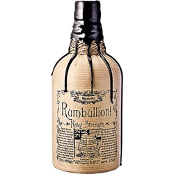 Image of the front of the bottle of the rum Ableforth’s Rumbullion! Navy-Strength
