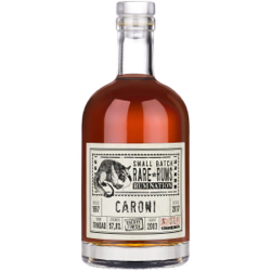 Image of the front of the bottle of the rum Small Batch Rare Rums HTR