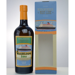 Image of the front of the bottle of the rum Guadeloupe