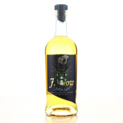 Image of the front of the bottle of the rum J. Gow Fading Light