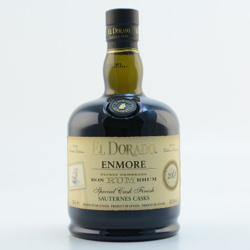 Image of the front of the bottle of the rum El Dorado Sauternes Special Cask Finish