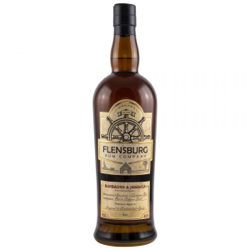 Image of the front of the bottle of the rum Flensburg Rum Company Barbados & Jamaica
