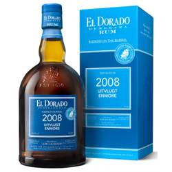 Image of the front of the bottle of the rum El Dorado Blended In The Barrel ICBU & EHP