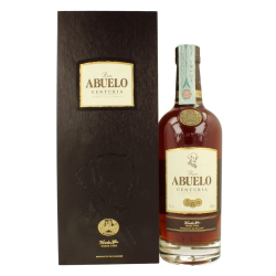 Image of the front of the bottle of the rum Abuelo Centuria