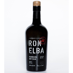 Image of the front of the bottle of the rum Ron Elba