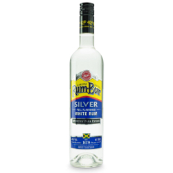 Image of the front of the bottle of the rum Rum-Bar Silver
