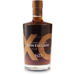 Image of the front of the bottle of the rum Ron Esclavo XO 23 Años