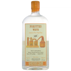 Image of the front of the bottle of the rum Forsyths White WPE