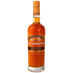 Image of the front of the bottle of the rum Gold