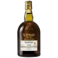 Image of the front of the bottle of the rum El Dorado Rare Collection CBH <SVW> DLR