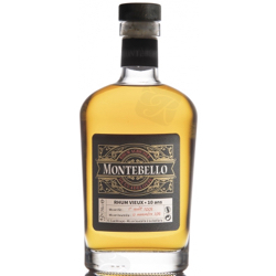 Image of the front of the bottle of the rum Montebello Cuvée Jack