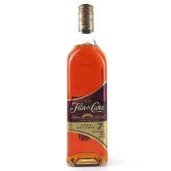 Image of the front of the bottle of the rum Flor de Caña 7 Años Gran Reserva