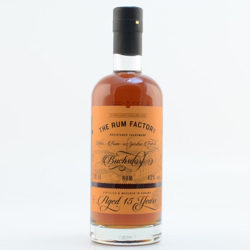Image of the front of the bottle of the rum The Rum Factory