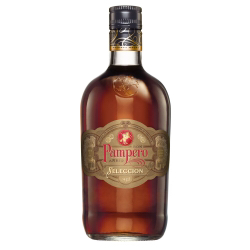 Image of the front of the bottle of the rum Pampero Selección