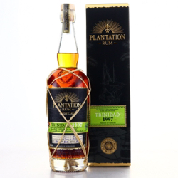 Image of the front of the bottle of the rum Plantation Single Cask