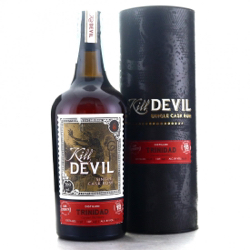 Image of the front of the bottle of the rum Kill Devil HTR