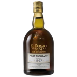 Image of the front of the bottle of the rum El Dorado Rare Collection PM
