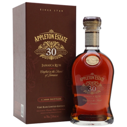 Image of the front of the bottle of the rum 30 Years - 2018 Edition