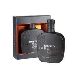 Image of the front of the bottle of the rum Ron Barceló Imperial Onyx