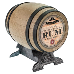 Image of the front of the bottle of the rum Admiral’s Cask