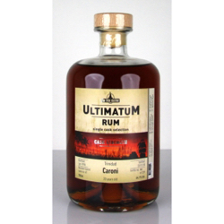 Image of the front of the bottle of the rum Ultimatum Rum HTR