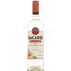 Image of the front of the bottle of the rum Mango