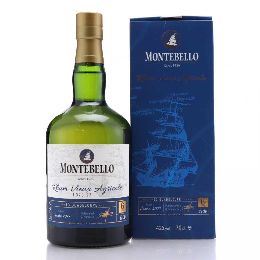 Carrere 2022 Montebello Guadeloupe Rhum Vieux Agricole Batch year 2016 6yo 42% 700ml