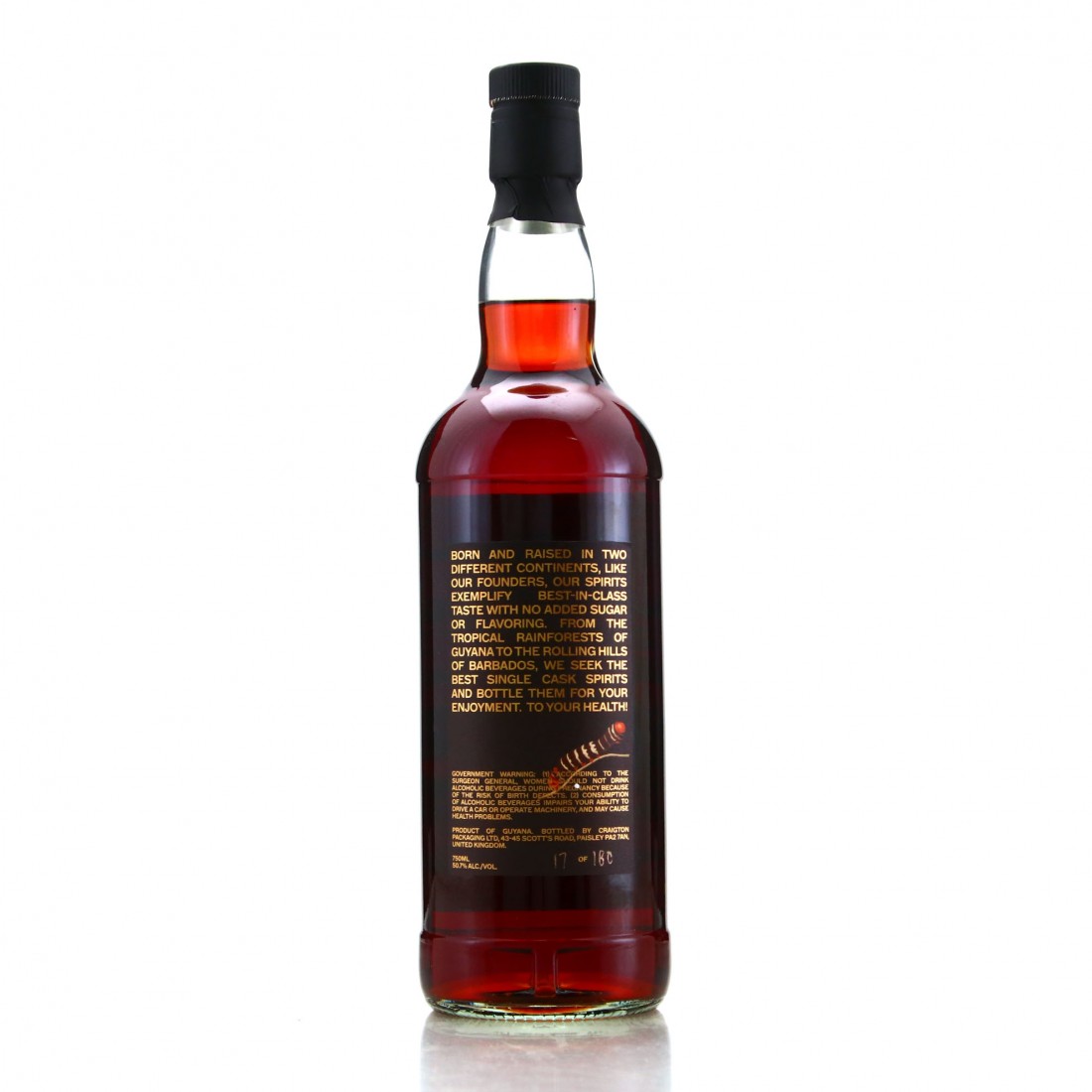High resolution image of the bottle