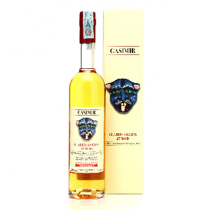 Image of the front of the bottle of the rum Clairin Ansyen 27 mois