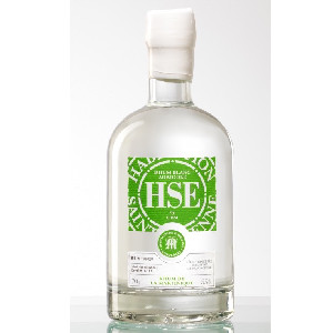 Image of the front of the bottle of the rum HSE Blanc Cuvée by CDM (Christian De Montaguère)