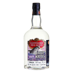 Image of the front of the bottle of the rum Great Whites Overproof NYE/WK