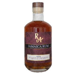 Image of the front of the bottle of the rum Rum Artesanal Jamaica Rum MRJB