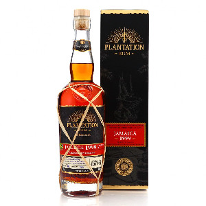 Image of the front of the bottle of the rum Plantation Jamaica (Salon du Rhum) HJC