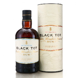 Image of the front of the bottle of the rum Black Tot Rum Master Blender’s Reserve 2022