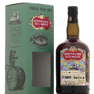 Image of the front of the bottle of the rum Reunion