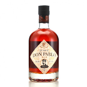 Image of the front of the bottle of the rum Don Pablo Premium Spiced