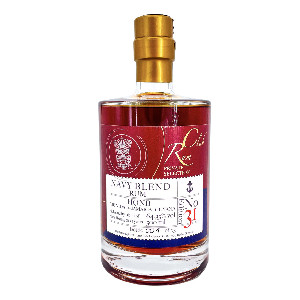 Image of the front of the bottle of the rum Rumclub Private Selection Ed. 31 (Navy Blend Rum HQNB)