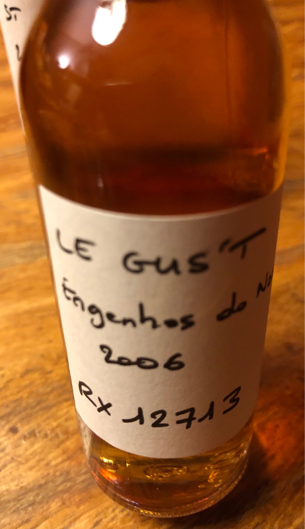 Photo of the bottle taken from user cigares 