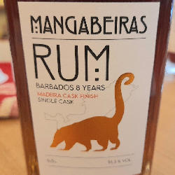 Photo of the rum Mangabeiras Rum Barbados Madeira Cask Finish taken from user Timo Groeger