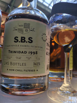 Photo of the rum S.B.S Trinidad taken from user crazyforgoodbooze