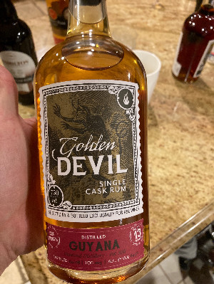 Photo of the rum Golden Devil Guyana (K&L Wines) taken from user Anton Krioukov