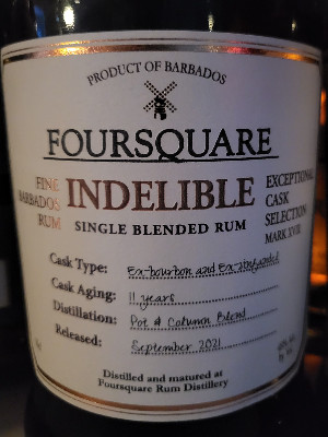 Photo of the rum Exceptional Cask Selection XVIII Indelible taken from user zabo