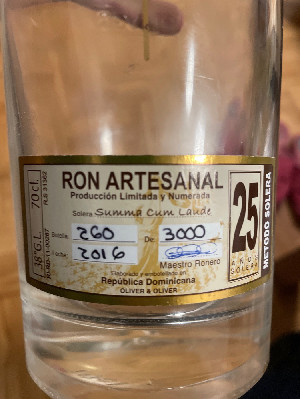 Photo of the rum Opthimus 25 Años taken from user Imagol Ronmantico