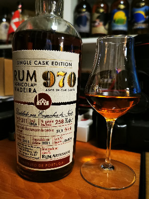 Photo of the rum 970 Single Cask Edition Selected by Rum Artesanal taken from user Kevin Sorensen 🇩🇰