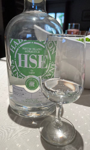 Photo of the rum HSE Blanc Cuvée by CDM (Christian De Montaguère) taken from user Fabrice Rouanet