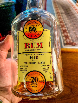 Photo of the rum HTR taken from user Rum Watcher