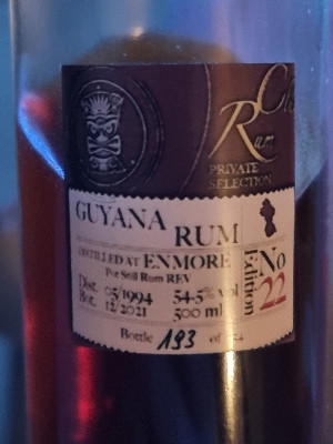 Photo of the rum Rumclub Private Selection Ed. 22 REV taken from user Rene Pfeiffer