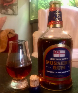 Photo of the rum Original Admiralty (Blue Label) taken from user Stefan Persson