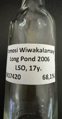 Photo of the rum Tamosi Wiwakalaymay LSO taken from user Mentalo